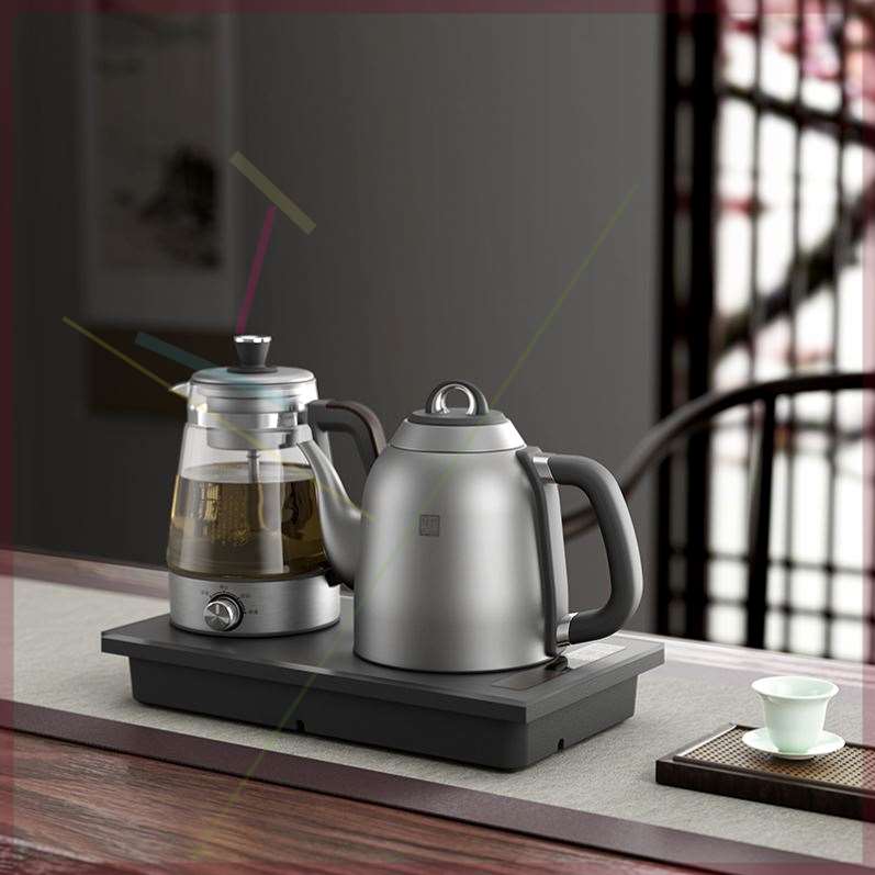 Tiliving纯钛自动上水烧水壶保温式茶台电热水壶泡茶专用一体嵌入 - 图0