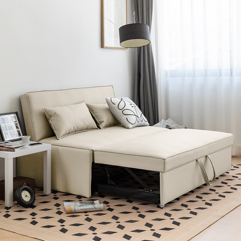 沙发床两用可折叠现代简约小户型多功能书房阳台衣帽间布艺沙发床