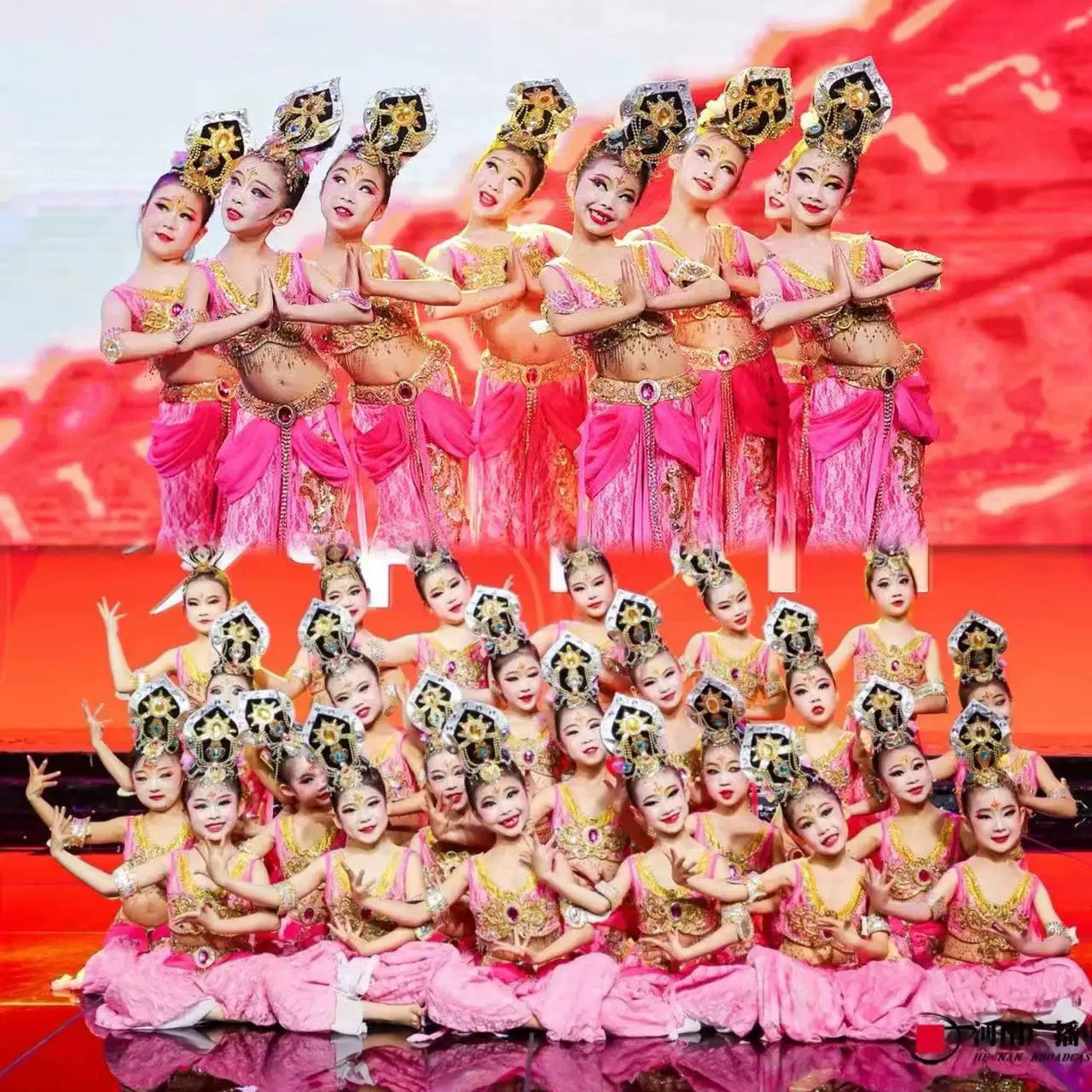 一梦敦煌飞天舞蹈服西域公主少儿古典盛世乐鼓琵琶儿童女童演出服,淘宝优惠券,粉丝福利购,淘宝优惠卷