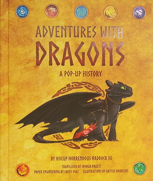 现货 进口英文原版绘本 驯龙高手3D立体书 英文原版 Adventures with Dragons A Pop-Up History 梦工厂 DreamWorks Dragons - 图2