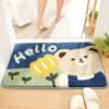 Absorbent floor mats, household toilet door mats, cute bathroom foot mats, carpet door mats, entrance bathroom anti-slip mats