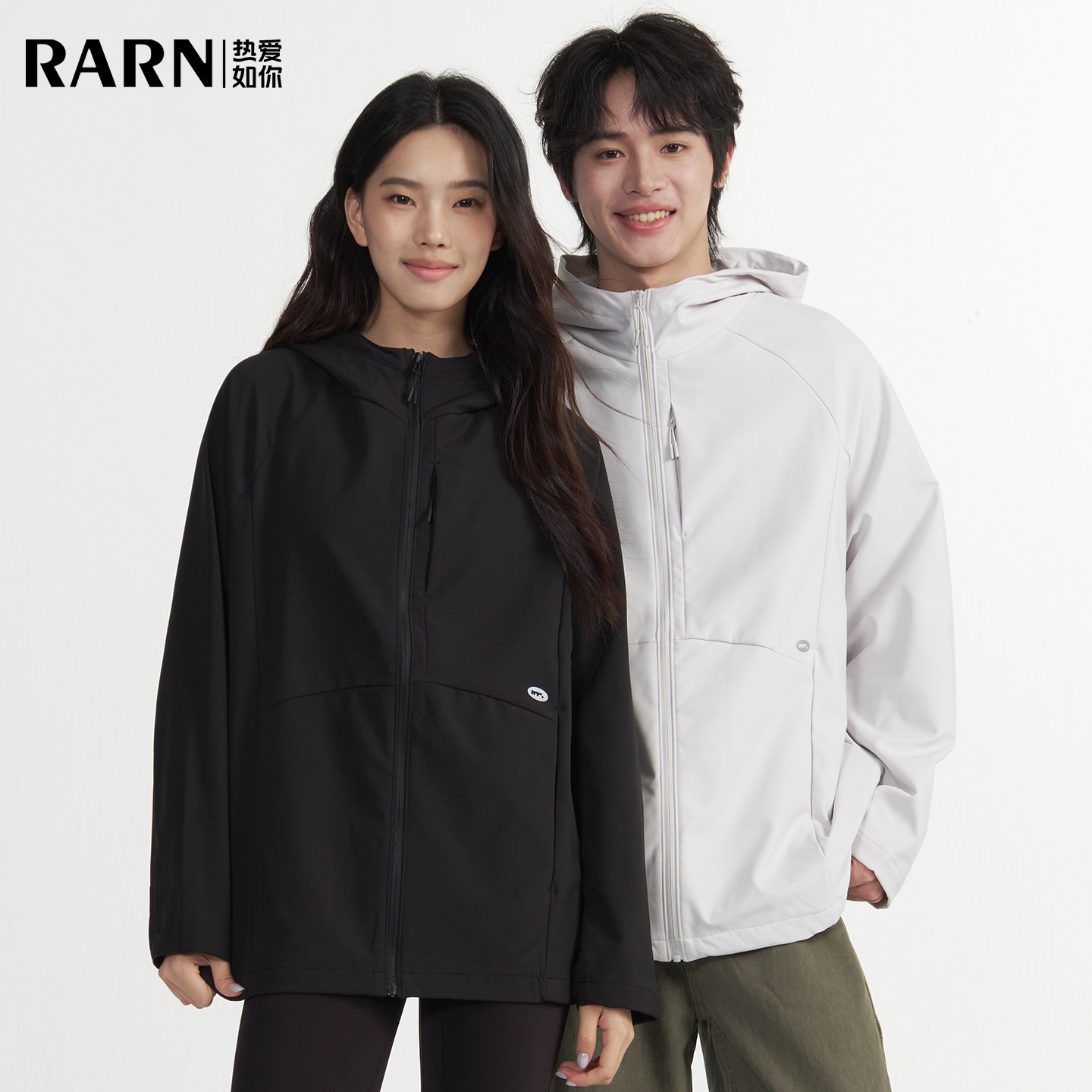 RARN山海夹克女2026秋季新款软壳衣外套防水防风户外运动登山服男 登风实拍商品图