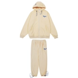 Осенние спортивные штаны с молнией, толстовка с капюшоном, куртка