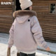 RARN ຊຸດອອກງານກາງແຈ້ງ parka ເສື້ອກັນຫນາວທີ່ມີຂົນສາມຫຼັກຖານ