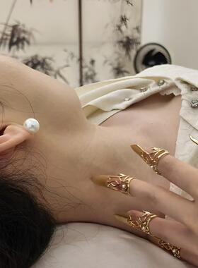 抓痒指甲套！宫廷风asmr