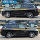 Suitable for Lexus LX570 pull-up car stickers GX400 body color strips Lexus 470 car decoration stickers