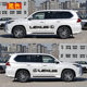 Suitable for Lexus LX570 car sticker pull pattern Lexus GX400 decorative body color strip RX modification sticker NX