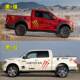 Suitable for Ford Raptor F150 car stickers, pull-up smooth road stickers, Chase T60 modification decoration, Fengjun 5 body color stickers