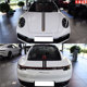 Suitable for Porsche 911 car decals Carrera 992 997 Targa modified decorative hood side skirt stickers