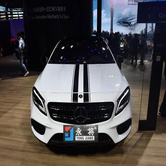 Suitable for Mercedes-Benz GL63 pull-up car stickers GL-class 350 450 body side skirt stickers ML-class 320 400 hood stickers