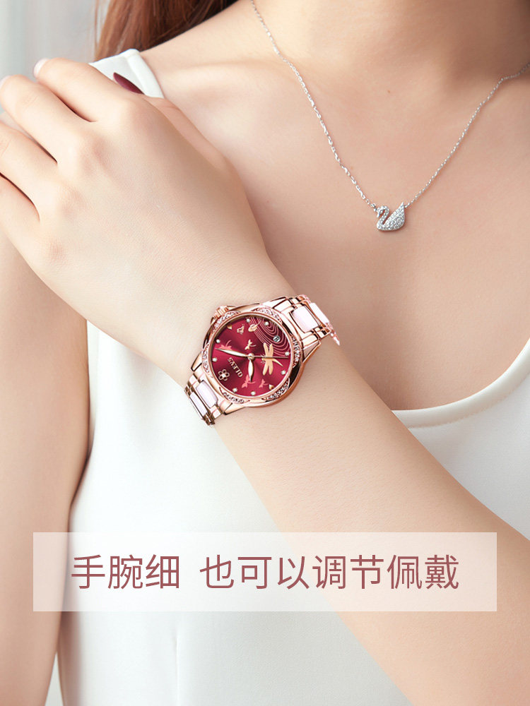 瑞士十大正品轻奢华名牌女士机械表 蔻洛希手表国产腕表