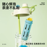 Летний детский милый стакан со стаканом, портативный высококачественный пластиковый чайник