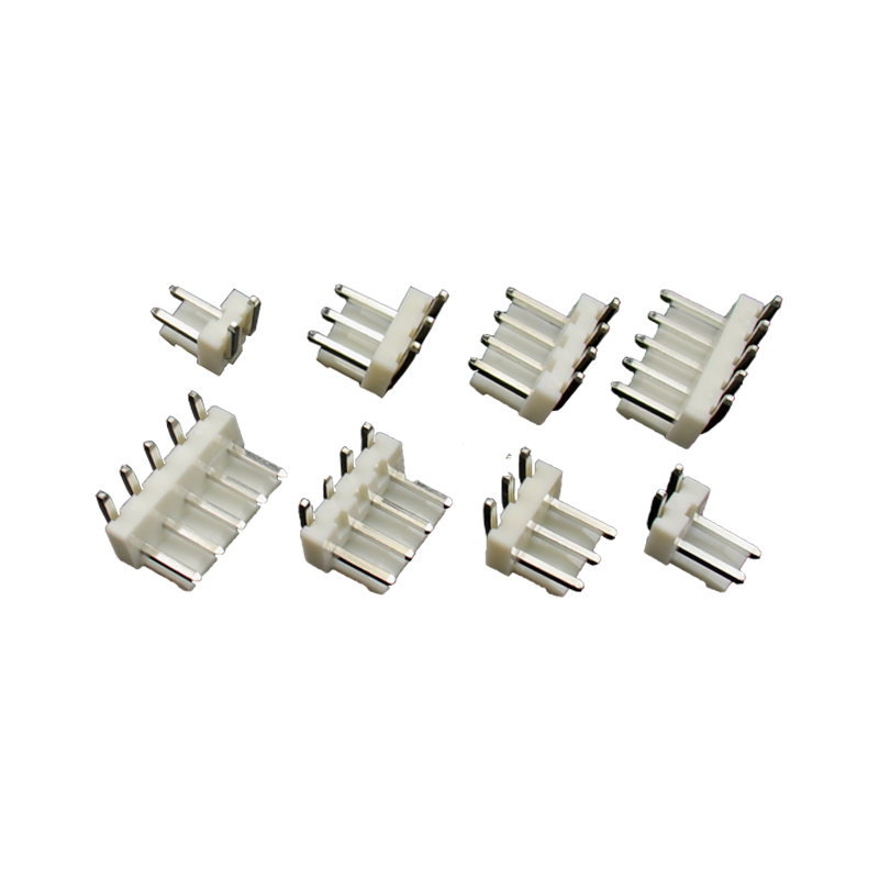 VH3.96 接插件 弯针 焊板接线端子2P3P4P5P6P7P8P-12p 弯脚插座 - 图0