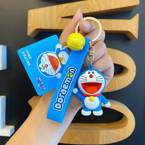 Оригинальный изысканный брелок, аксессуар на рюкзак, подвеска, фигурка для влюбленных, Дораэмон