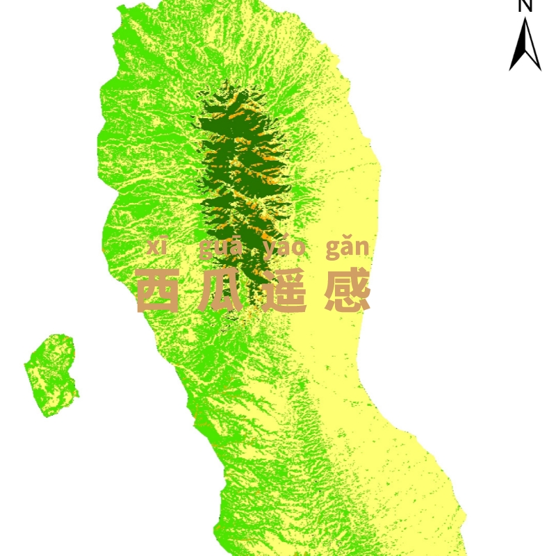 遥感GIS/遥感图像解译/arcgis作图/envi做图/道路可达性分析 - 图0