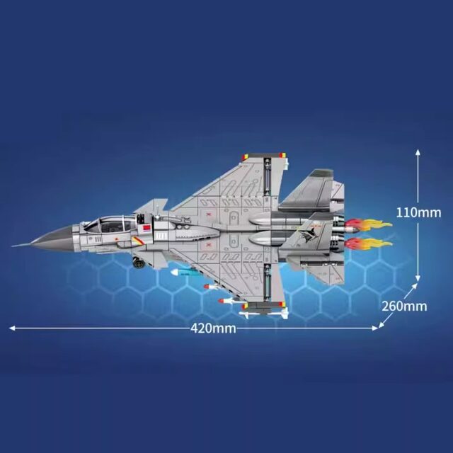 Senbao assembled building blocks J-15 naval armed helicopter assembly model boy assembly toy gift 202248