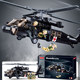 Medium Black Hawk helicopter small particle assembled educational toy 72M1 main battle tank military model children's gift