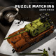 German World War II Military Rat Heavy Tank High Difficulty 2025 Puzzle Assembling Fun High Building Block Toy Gift