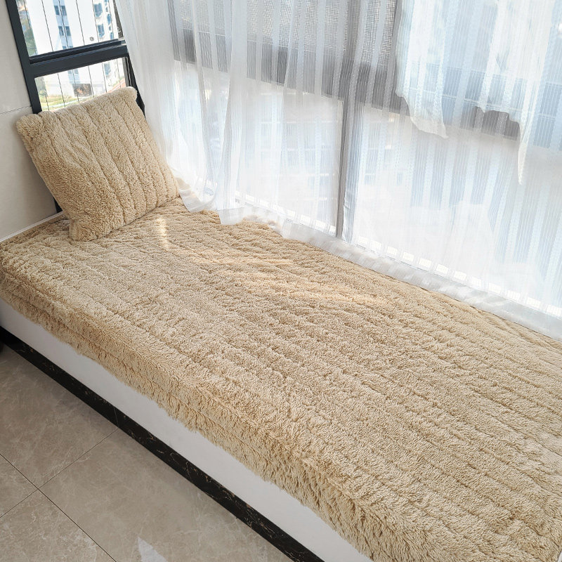 Customized bay window mat master bedroom window sill mat ins style