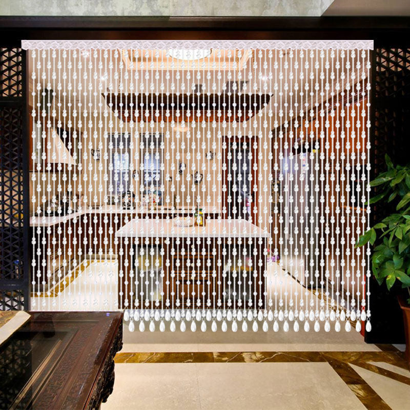 珠帘水晶隔断客厅风水门帘子过道门对门化解卫生间玄关装饰免打孔