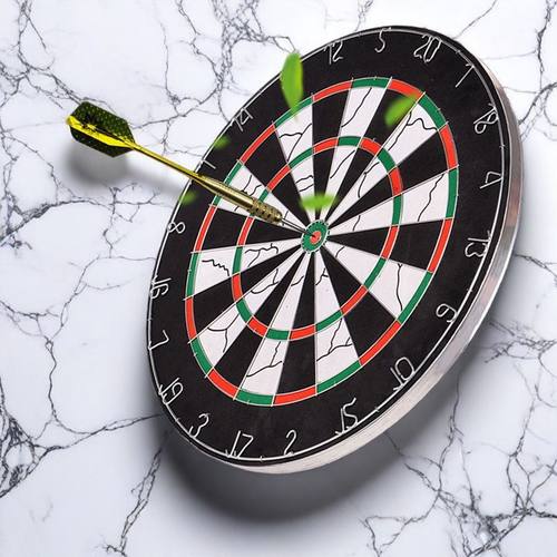 专业飞镖盘套装加厚双面植绒针式靶十环18寸标准飞标比赛家用 - 图1