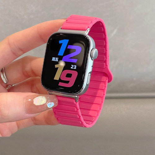 适用vivowatchgt2手表带硅胶磁吸vivo watch gt高级感3智能手环vivowatch5女士iqoo蓝牙版iqoowatchgt手表链 - 图0