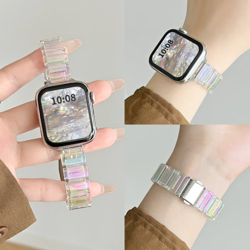 适用vivowatchgt2手表带树脂新款vivo watch gt高颜值女生智能手表vivowatch5创意硅胶腕带iqoo女士3女款表链 - 图3