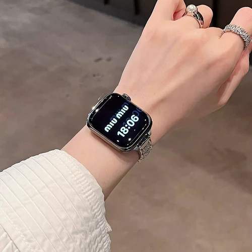 适用于vivo watch gt2表带金属满钻vivowatch5新款watch3智能手表链蓝牙版vivowatchgt手表带女款iqoowatchgt - 图1