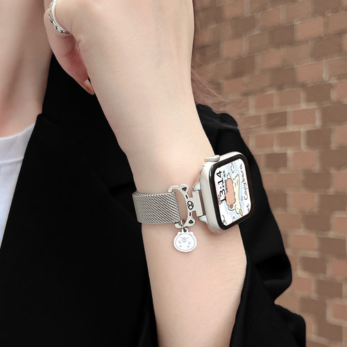 适用华为手表watchfit3手表带新款金属磁吸watch fit2高级感女生腕表4pro智能女款腕带5的专用手表链手带系列 - 图2