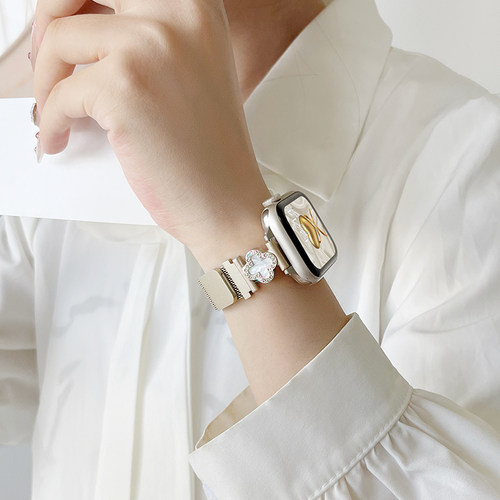 适用华为watchfit3手表带米兰磁吸4智能手表watch fit2专用腕带金属女生手环fit5系列表链新款4pro高级感手带 - 图1