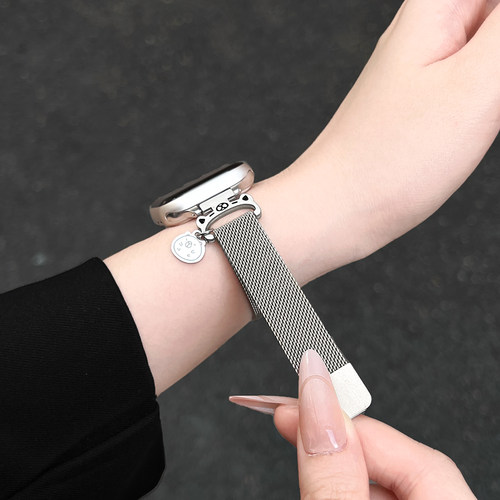 适用华为手表watchfit3手表带新款金属磁吸watch fit2高级感女生腕表4pro智能女款腕带5的专用手表链手带系列 - 图0