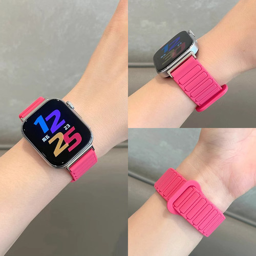 适用vivowatchgt2手表带硅胶磁吸vivo watch gt高级感3智能手环vivowatch5女士iqoo蓝牙版iqoowatchgt手表链 - 图1