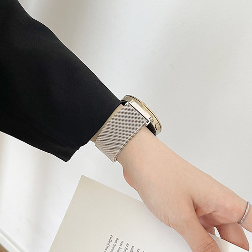 适用华为gt4手表带金属磁吸gt5/6智能手表watch4/3pro手表带新款watchgt3女款腕表41mm表带高端gt2荣耀手表链 - 图3