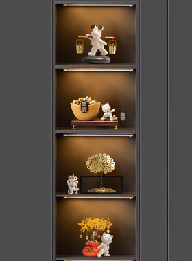 一桶金招财酒柜装饰品摆件轻奢高档客厅办公室电视机柜家居饰品