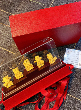 小黄哥铸金摆件送礼居家镇宅财神