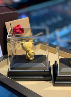 小黄哥铸金告白送礼摆件