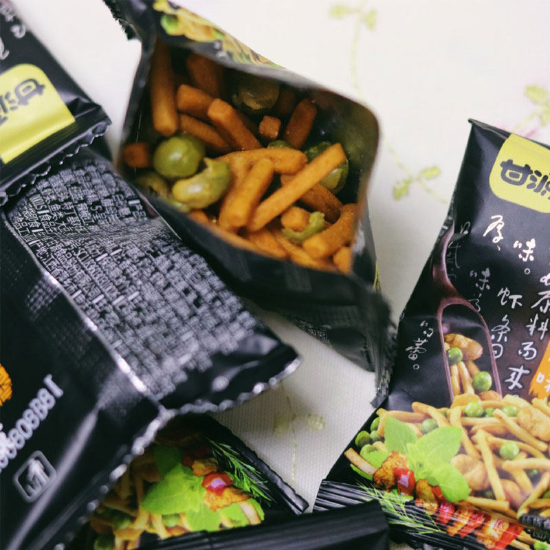 甘源鲜虾味虾条豆果烤肉味青豌豆 和胜一食品豆类制品