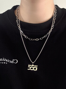 学生礼物饰品毛衣链卫衣链潮酷链