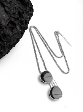 不掉色个性钛钢材质5cm男女通用