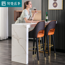 Full Rock Board Light Extravagant Strip Bar Table Domestic Kitchen Table Integrated Partition Nordic Marble Bar Middle Island Terrace