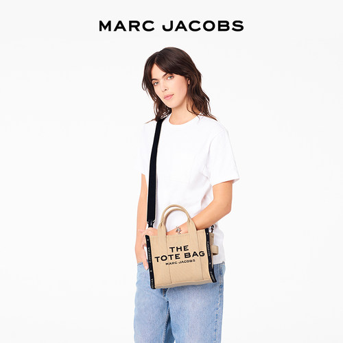 【七夕礼物】MARC JACOBS/莫杰 MJ 小号帆布提花设计通勤托特包 - 图3