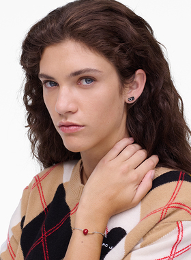 【冬季新品】MARC JACOBS/莫杰  MJ 金属樱桃设计精美配饰手链