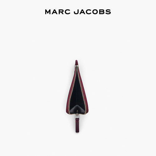 【礼物】MARC JACOBS/莫杰 MJ 牛皮纯色钱包零钱包卡包挂饰 - 图1
