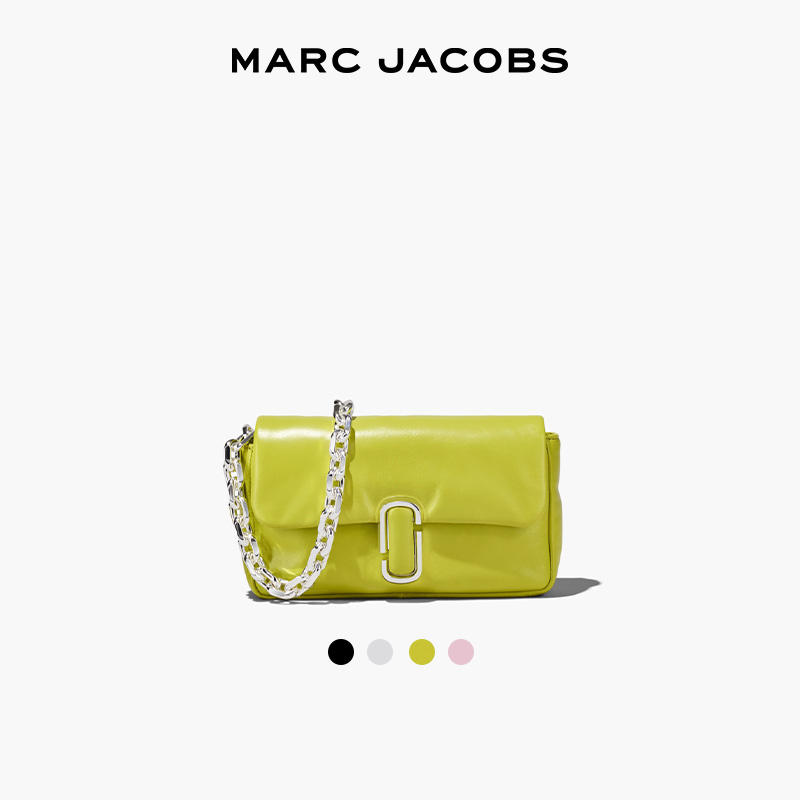 【季末折扣】MARC JACOBS  J MARC 迷你牛皮纯色肩背包手提包 - 图0