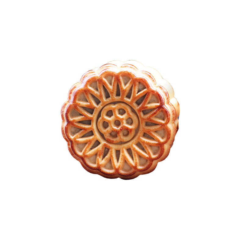 中秋节冰皮广式多口味蛋黄五仁老式 婷立食品月饼