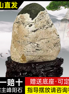 泰山靠山石天然原石补角办公室