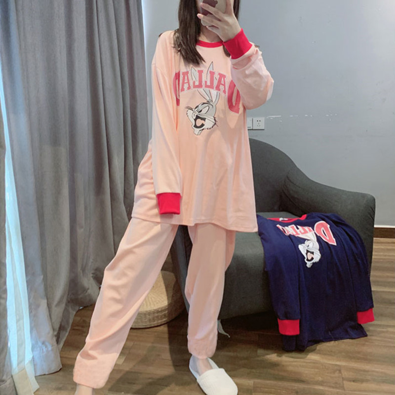 睡衣女士春秋季长袖长裤卡通可爱甜美学生家居服2022年新款两件套,淘宝优惠券,粉丝福利购,淘宝优惠卷