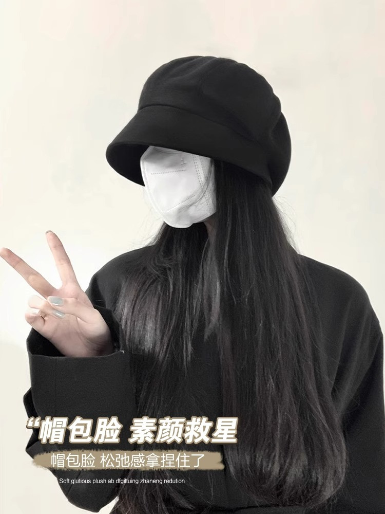 Classy key新加坡设计师联名款夏渔夫帽百搭堆堆帽大头围帽子男女,淘宝优惠券,粉丝福利购,淘宝优惠卷