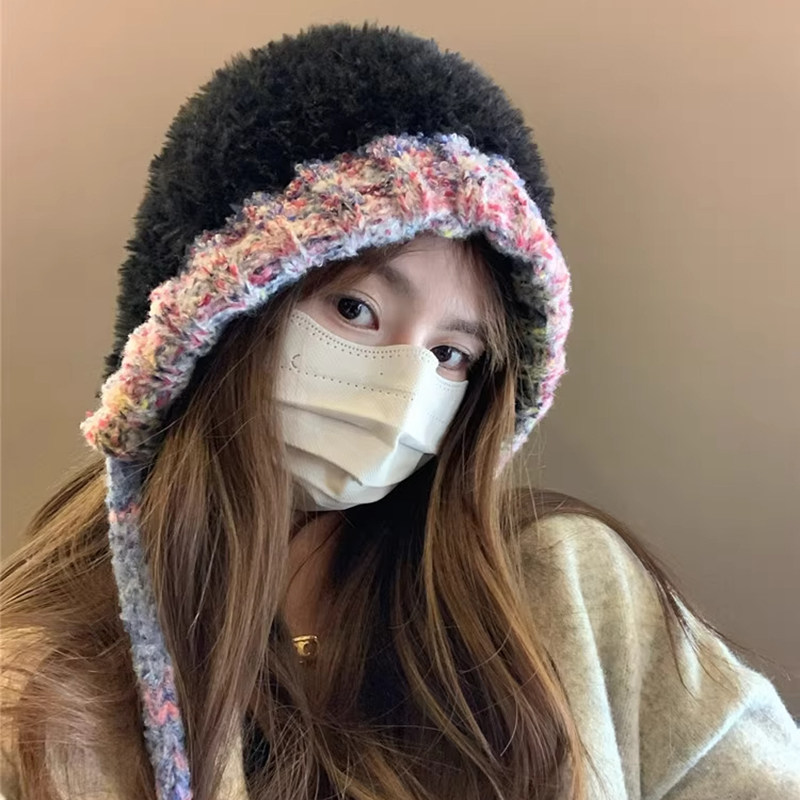 Classy key新加坡设计师联名款保暖护耳套头帽子显脸小百搭针织帽,淘宝优惠券,粉丝福利购,淘宝优惠卷