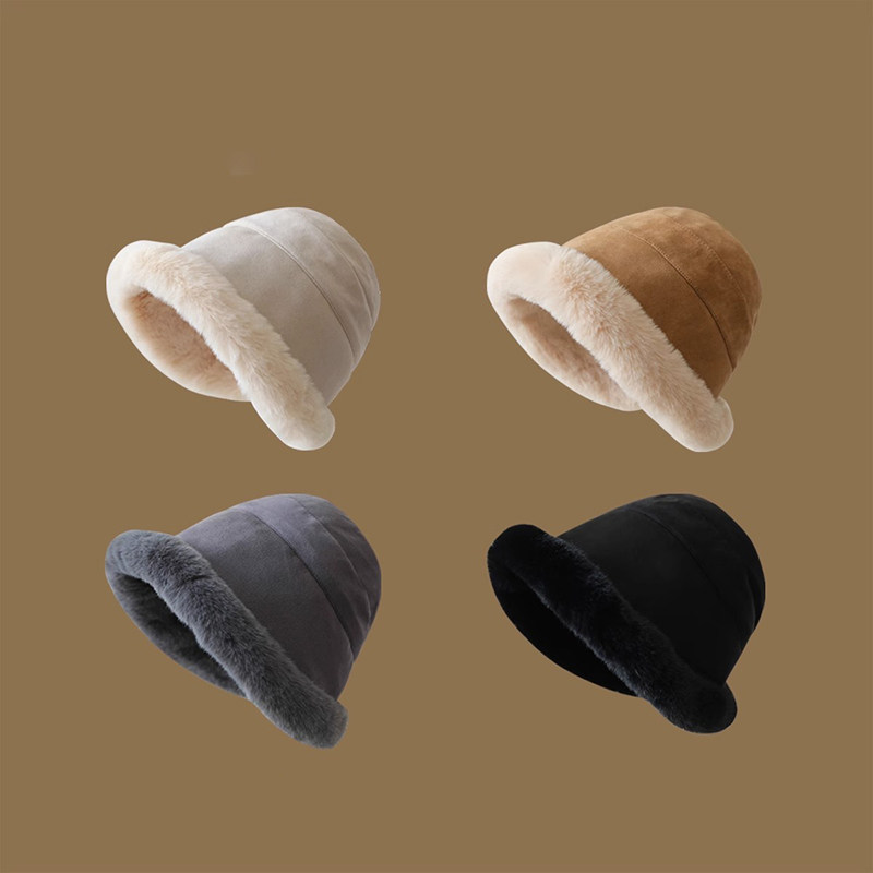 Classy key新加坡设计师联名款气质素雅盆帽加厚保暖帽子女渔夫帽,淘宝优惠券,粉丝福利购,淘宝优惠卷